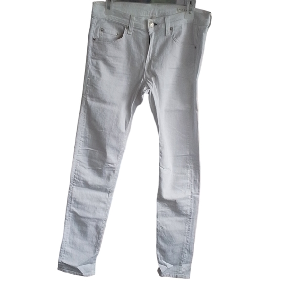 Rag & Bone The DRE Boyfriend Skinny White Jeans NWT - Picture 4 of 14